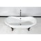 Aqua Eden Clawfoot Bathtubs, 71.63 L, 29.75 W, White/Oil Rubbed Bronze, Cast Iron VCTNDS7231NL5 - alternate 5